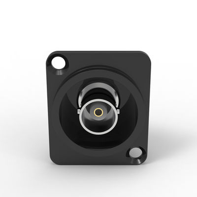 Electrical Female BNC Video Connector Waterproof 50 Ohm Impedance