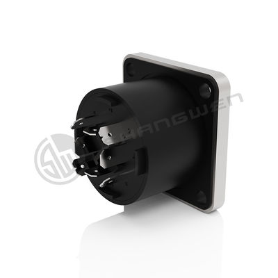 Quick Lock Rugged Durable 8 Pore 8 Pin Male Socket Chassis Speaker Connector Types