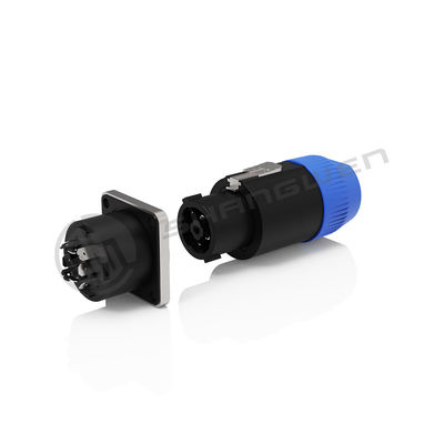 Quick Lock Rugged Durable 8 Pore 8 Pin Male Socket Chassis Speaker Connector Types