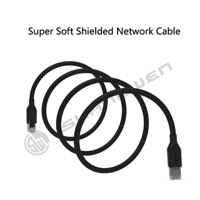 Cat7 Shielded 10Gbps RJ45 Network Patch Cable Cord RJ45  Cat7 Customized 4pair CE UL 100% Oxygen-free Copper  Cat7 26AWG SFTP