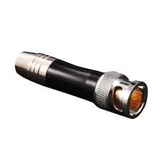 Durable Metal BNC Male Video Connector Plug 500 Cycles Screw Type Connectors