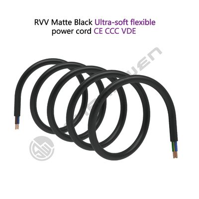 3*2.5mm²  300/500V Power Cord CE CCC VDE 3 Core Soft Sheathed Wire Copper Core Cable Standard RVV Power Cord H05RR-F 2.5mm²