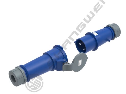 IP44 Industrial 3Pin 32A Socket Male Female Plug Coupler  IP44 2P+E Industrial Socket 3P Female Male Socket CEE IEC