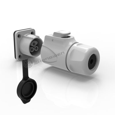 30A Conector eléctrico de trabajo pesado masculino femenino IP67 a prueba de agua