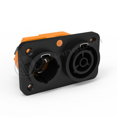 Ip65 Conector eléctrico de energía impermeable Conector de chasis femenino