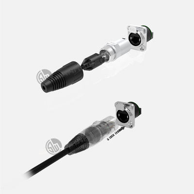 IP67 Conector de chasis Ethernet Rj45 a prueba de agua Uso en interiores para mujeres y hombres