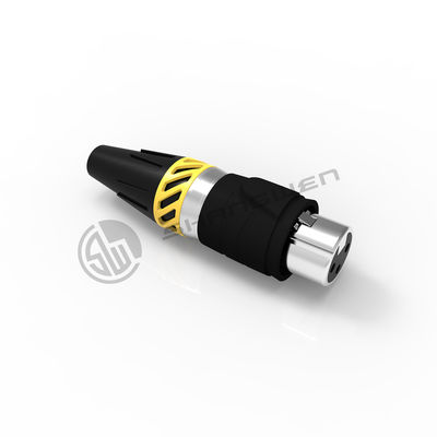 16A Conector de cable XLR 3 pines resistente al agua Ip65 conector femenino exterior