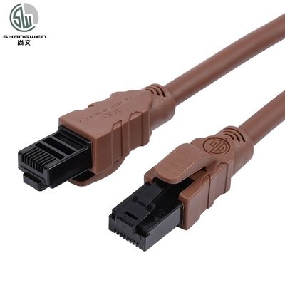 Cable de parcheado Ethernet suave Cat6a Cat6 flexible 24awg Cable UTP de nivel de ingeniería anticongelante