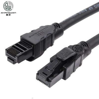 24AWG 26AWG 28AWG Cable de parche Ethernet Cat6 Cat6a Cable UTP en red de computadoras
