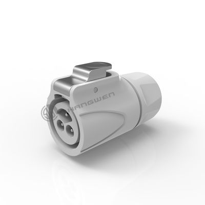 Conector de alta potencia masculino femenino IP65 IP67 Conector impermeable de 3 núcleos para exteriores