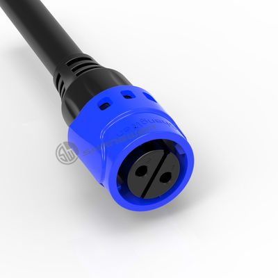 Conector industrial de 2 pines para exteriores M19 Conector femenino eléctrico