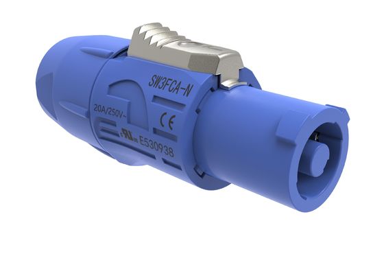 Conector eléctrico circular de 3 conductores 250V 20A Conector de alimentación Femenino