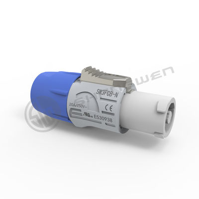 20A 250V conector de energía circular interior 3 conector de conductor Powercon