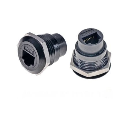 CAT6 Conector de datos redondo de aleación de zinc Conector de audio USB a prueba de polvo para transferencia de datos