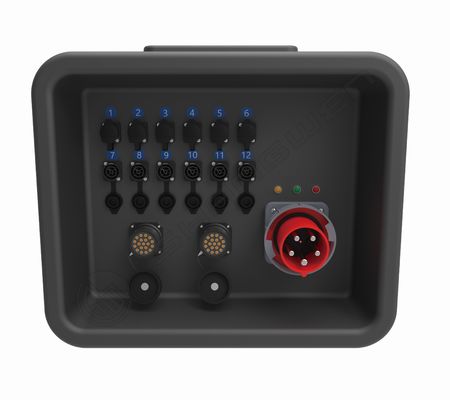Caja de distribución de energía de luz de escenario profesional de 12 canales con 19 pines Socapex