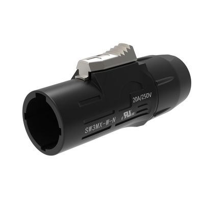Powercon Conector de energía resistente al agua para exteriores IP65 Conector eléctrico 3P Pinos masculinos femeninos para pantalla LED