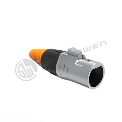 Metal exterior IP65 IP67 impermeable RJ45 Conector de señal Femenino Hombre Ethernet Chasis Conector de cable de fibra óptica Ethernet enchufe