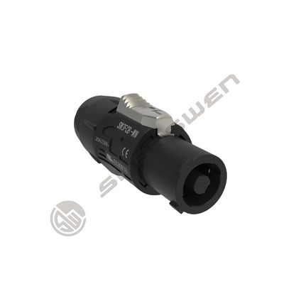 CQC、CE、UL Waterproof Powercon Plug Black Connector 250v 20A Precision Waterproof 3-Core Powercon LED Connector AC Female Male Socket 3-Pin Trailer Plug Three-Pole Socket 3-Pin
