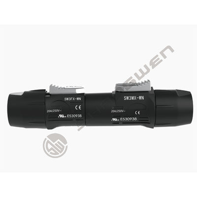 Conector de alimentación industrial impermeable para hombre y mujer Ip65 exterior