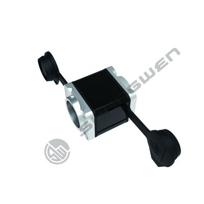 IP65 Waterproof Female RJ45 Connector Ethernet Network Cat5e Coupler Adapter for Power Connection in Outdoor Environments