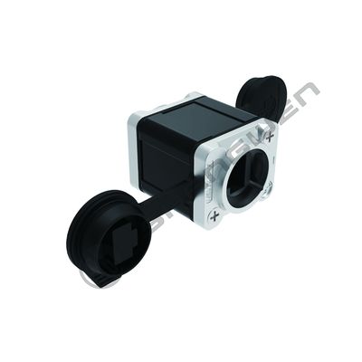 IP65 Waterproof Female RJ45 Connector Ethernet Network Cat5e Coupler Adapter for Power Connection in Outdoor Environments