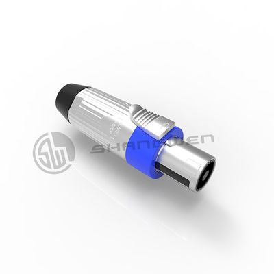 Conector hembra Speakon impermeable para altavoz de 4 pines con carcasa metálica al por mayor