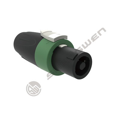 Conector de cable de altavoz de 4 polos en forma de D de 4 pines de mujer a hombre para conexión de altavoces