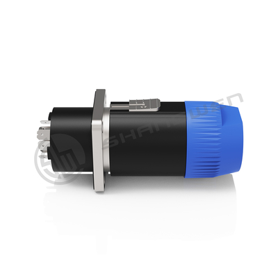 IP40 Terminal de tipo tornillo de metal personalizado Cable de bloqueo de cerradura redondo Conector de altavoz de 8 pines 40A 50A OEM ODM