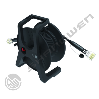 Chaqueta de PVC 4 6 8 CH TPU Jumper blindado LC-LC FC SC ST Multimodo Fibra óptica CL3 Núcleos de cable de red OM2 Categoría de fibra