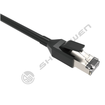 Cat7 Cable de parche de red RJ45 RJ45 Cat7 de 10 Gbps protegido 4 pares personalizados CE UL 100% Cobre sin oxígeno Cat7 26AWG SFTP