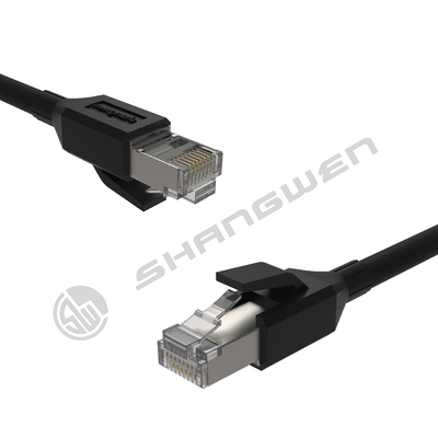 Cable Ethernet RJ45 de red Cat 7 SFTP blindado de 10 Gbps y 600 MHz, 4 pares, CE, UL, cobre múltiple, cobre 100% libre de oxígeno, cable RJ45 Cat7
