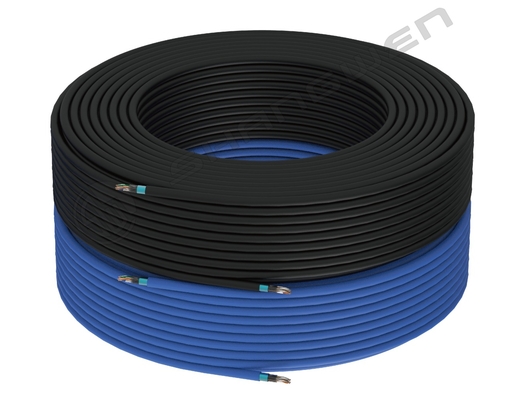 Azul Negro 24awg FTP SFTP Cable de red Ethernet CAT6A blindado 8 Cable de parche de conductor