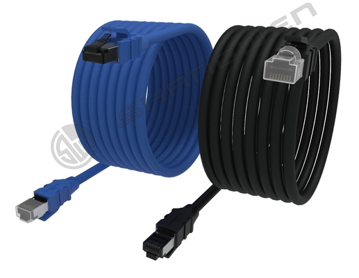 CE ROHS FTP UTP SFTP Cat7 Conector Rj45 Cable de red Lan 1000 pies CAT7 LAN AWG23 S/FTP 100% Cobre Naranja