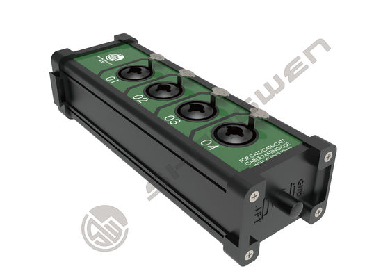 4-Channel XLR RJ45 Breakout Cable Cat 5/6/7/8 Ethernet for Stage Sound Lighting Recording Studio 3 Pin 4-Way Audio Connectors