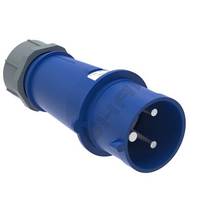 Enchufe y acoplador macho-hembra industrial IP44 de 3 pines y 32A  IP44 2P+E Enchufe industrial 3P Enchufe macho-hembra CEE IEC