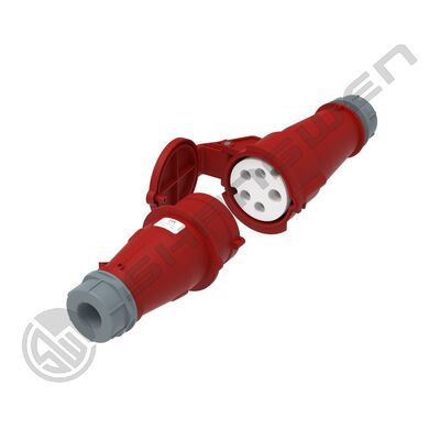 IP44 Conectores de conexión industrial masculino y femenino 16A 5P IP44 Conector de conexión industrial masculino y femenino Rojo IP44 Industrial 5Pin 16A