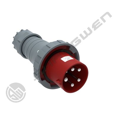 Enchufe industrial CEE IP67 125A 415v Enchufe móvil de 5 pines Conector de enchufe industrial Conector impermeable para exteriores