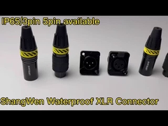 Conector de alimentación XLR pequeño Conector de conector de conector de conector de conector de conector de conector de conector de conector de conector de conector de conector de conector de conector de conector de conector de conector de conector de co