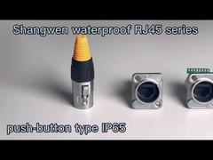 Conector IP68 RJ45 a prueba de agua