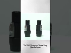 Conector de energía impermeable cobre de berilio importado y revestido con plata, certificado UL CE RoHS CQC