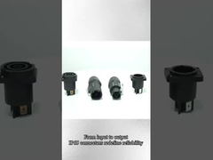 Conector Powercon para exteriores Conector de enchufe de conector de conector de conector de conector de conector de conector de conector de conector de conector de conector de conector de conector de conector de conector de conector de conector de conect