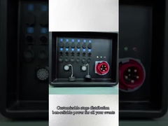 Caja de distribución de energía de la luz de escenario 12 canales 32A 5 pin estilo a prueba de agua