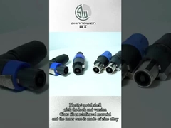 Conector de altavoz de bloqueo rápido de 4 pines femenino para accesorios electrónicos industriales