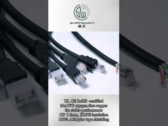 Cable de parche RoHS Ethernet 24AWG 26AWG 28AWG CAT5 Cat5e UTP Cable de Ethernet 4 parejas