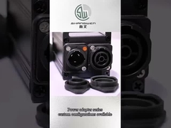 IP67 Conjunto de accesorios en forma de conector D para aplicaciones industriales