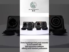 Ip65 Conector eléctrico de energía impermeable Conector de chasis femenino