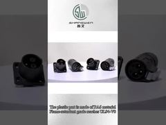 IP67 PBT Material 3 pin Hombre de energía Hembra Conector a prueba de agua