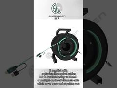 Cables de fibra pura 4K/8K OM4 blindados