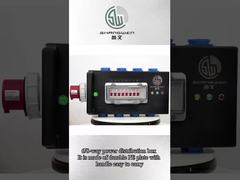 Caja de distribución de energía industrial portátil impermeable