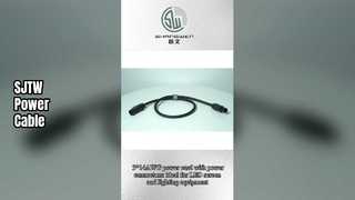 Cable de alimentación SJTW 16AWG 300V Cable para exteriores